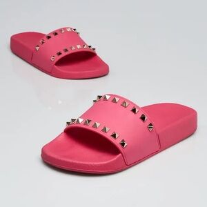 Valentino Rubber Slides